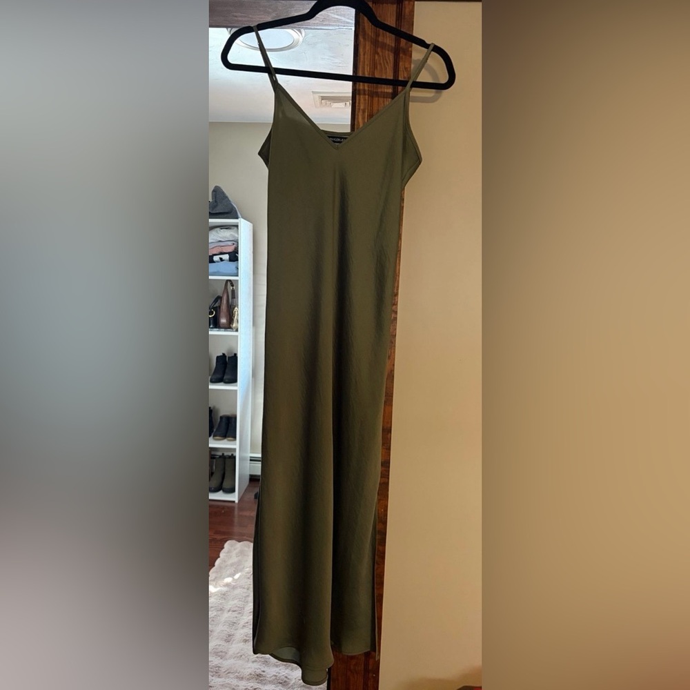 Olive Green Dress